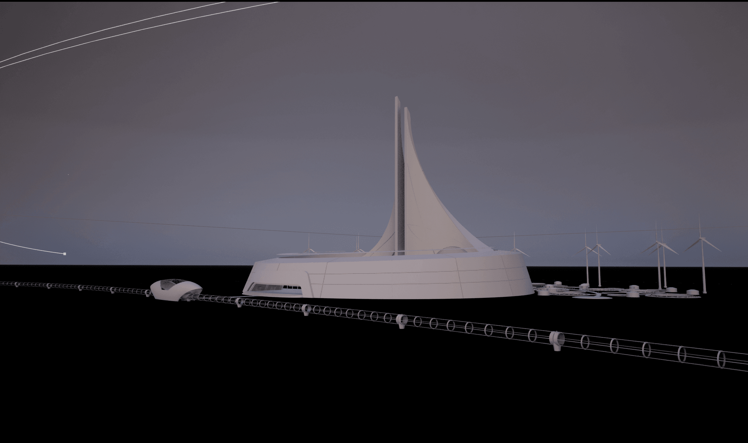 Water City without textures 2