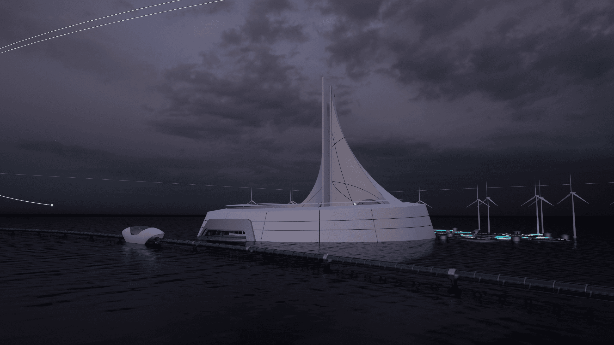 Water City with textures 2