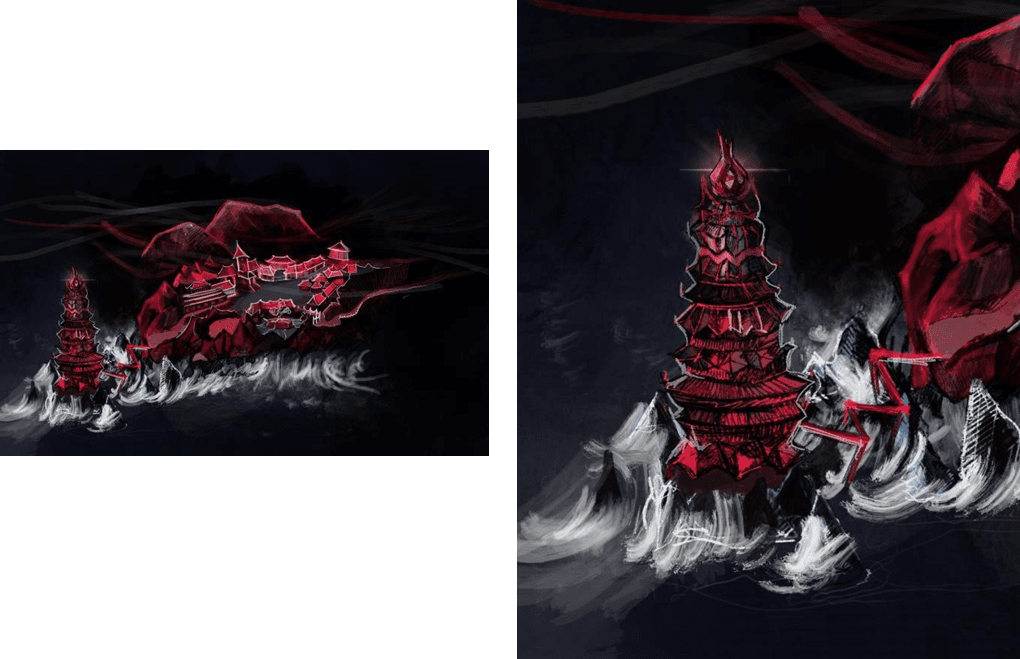 Fire City Concept Art