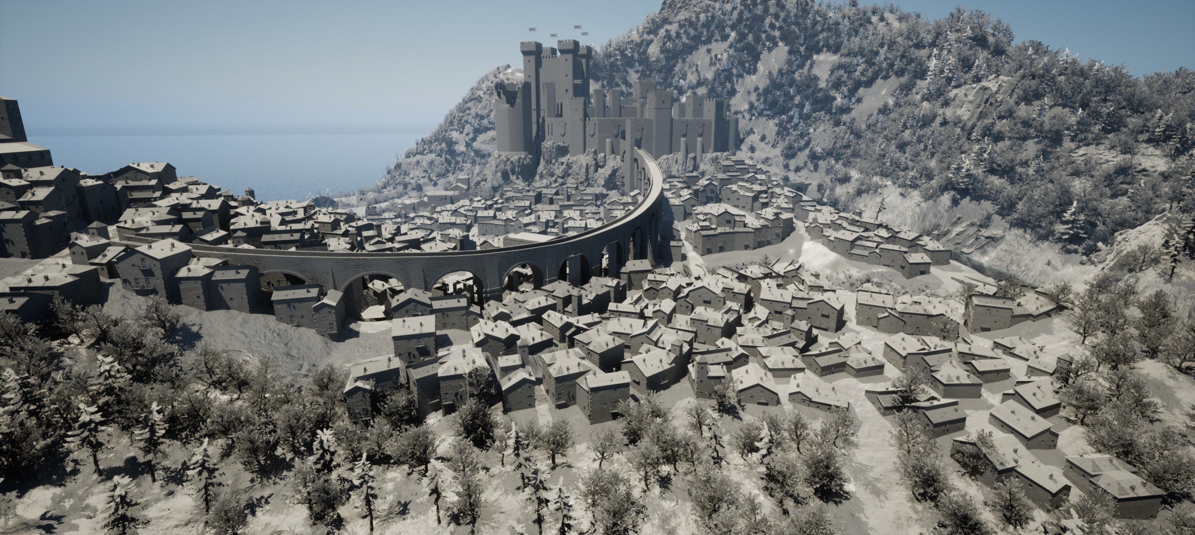 Mockup of the Earth City without textures