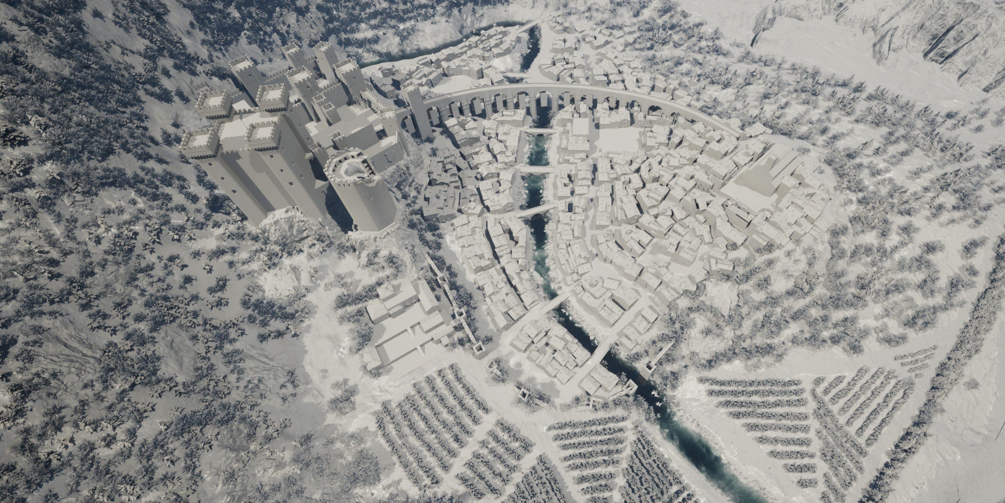 Mockup of the Earth City without textures